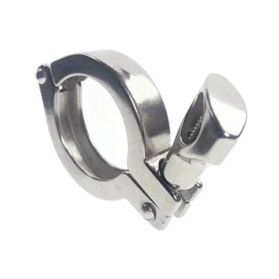 CLAMP Connection Sanitaire en acier inoxydable SS304 SS316L Tri Clamp Single Pin pour le support OEM