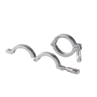 CLAMP Connection Sanitaire en acier inoxydable SS304 SS316L Tri Clamp Single Pin pour le support OEM