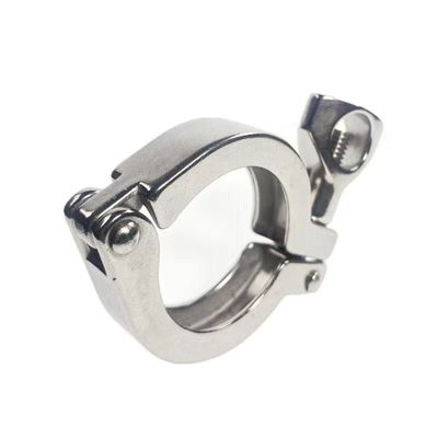 CLAMP Connection Sanitaire en acier inoxydable SS304 SS316L Tri Clamp Single Pin pour le support OEM