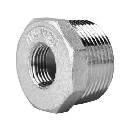 En acier inoxydable, boîtier hexagonal pour joint de fil BSP du NPT