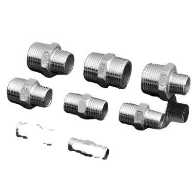 Soutien personnalisé ODM coulée en acier inoxydable 316 BSP/NPT Hex Reducing Nipple