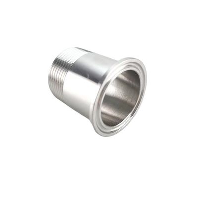 Code de tête carrée Adaptateur de ferrule à fil masculin sanitaire pour la norme DIN/SMS/ISO/3A