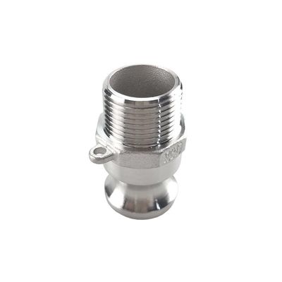 Acier inoxydable 304 316 couplage rapide à camouflage de type F BSPT NPT fileté pour la même taille