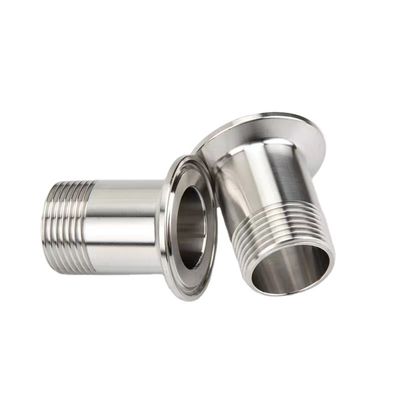 Code de tête carrée Adaptateur de ferrule à fil masculin sanitaire pour la norme DIN/SMS/ISO/3A
