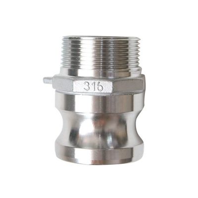 Acier inoxydable 304 316 couplage rapide à camouflage de type F BSPT NPT fileté pour la même taille