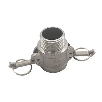 Acier inoxydable supporté par ODM 304 316 Camlock couplage rapide de type B BSPT NPT fileté