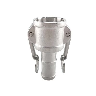 Acier inoxydable durable 304 316 raccords rapides camlock de type C pour raccordement de conduites