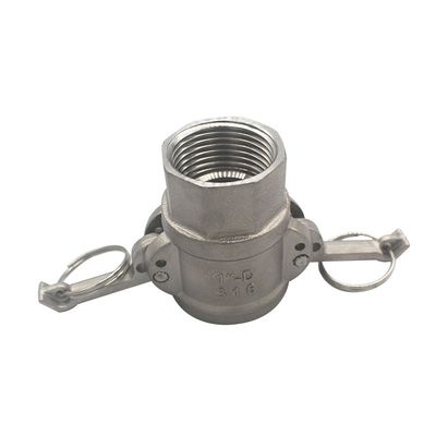 Acier inoxydable 304 316 raccords rapides camlock de type D pour les applications lourdes
