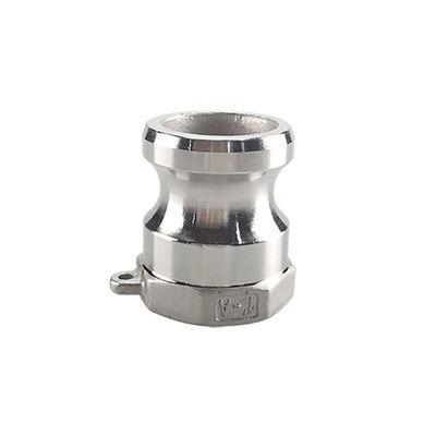 SS 304 316 Connecteurs rapides Camlock pour l'huile gazeuse à eau NPT BSP 1/4"-4" Code tête ronde