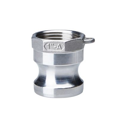 SS 304 316 Connecteurs rapides Camlock pour l'huile gazeuse à eau NPT BSP 1/4"-4" Code tête ronde