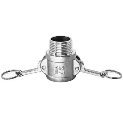 Connecteurs rapides à camelote de type B pour l'huile de gaz d'eau NPT BSP 1/4 "-4