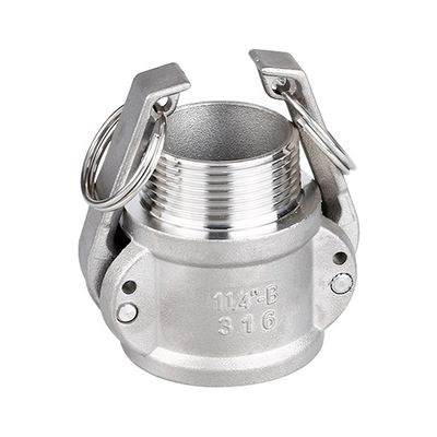 Connecteurs rapides à camelote de type B pour l'huile de gaz d'eau NPT BSP 1/4 "-4