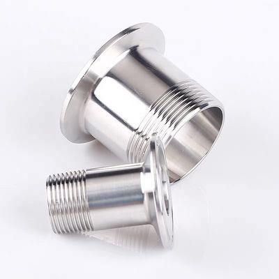 Acier inoxydable sanitaire 304 Tri Clamp Bsp Pipe Fittings Couplings à fils mâles forgés