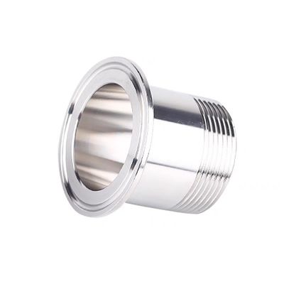 Acier inoxydable sanitaire 304 Tri Clamp Bsp Pipe Fittings Couplings à fils mâles forgés
