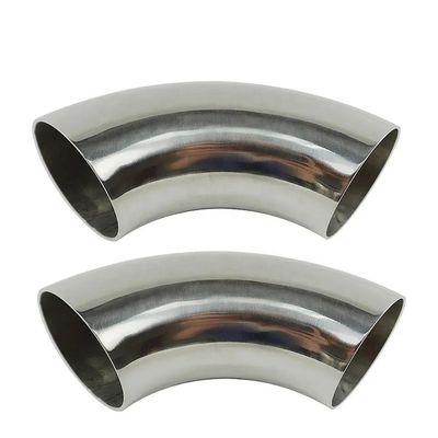 Acier inoxydable supporté par OEM 304 316 courbes tuyaux de soudage coude 90 180 degrés courbes 3A DIN