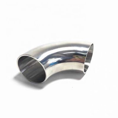 Acier inoxydable supporté par OEM 304 316 courbes tuyaux de soudage coude 90 180 degrés courbes 3A DIN