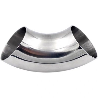 Acier inoxydable supporté par OEM 304 316 courbes tuyaux de soudage coude 90 180 degrés courbes 3A DIN