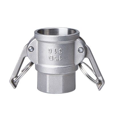 Connecteurs rapides de type SS 304 316 D pour l'huile de gaz d'eau NPT BSP 1/4 "-4