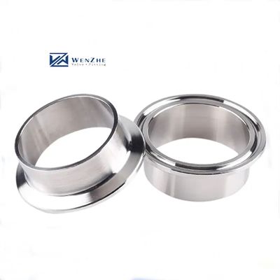L'acier inoxydable 304 316 SMS Tri Clover Ferrule/Nipple Silver Clamp Connection Design
