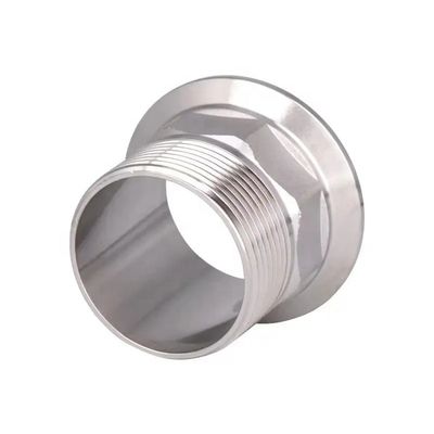 Ferrule en acier inoxydable hygiénique SS304/SS316L à triclampe hexagonale à fil de tétons