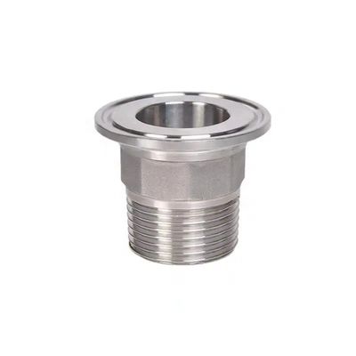Ferrule en acier inoxydable hygiénique SS304/SS316L à triclampe hexagonale à fil de tétons