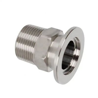 Ferrule en acier inoxydable hygiénique SS304/SS316L à triclampe hexagonale à fil de tétons