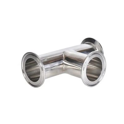 L'huile et l'eau gazeuse 3A DIN Tête cylindrique Code SS316L 304 Tête de pince sanitaire standard 1/4''-6