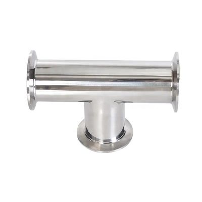 L'huile et l'eau gazeuse 3A DIN Tête cylindrique Code SS316L 304 Tête de pince sanitaire standard 1/4''-6