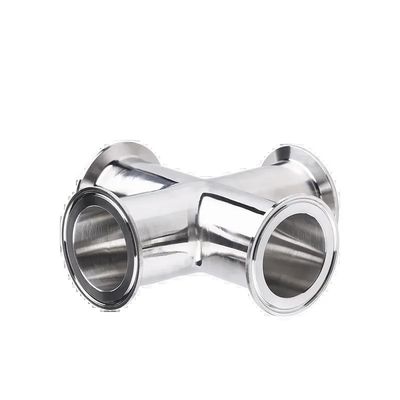 1/4''-6'' égale 3A DIN Sanitaire Croix à raccordement rapide en acier inoxydable 304