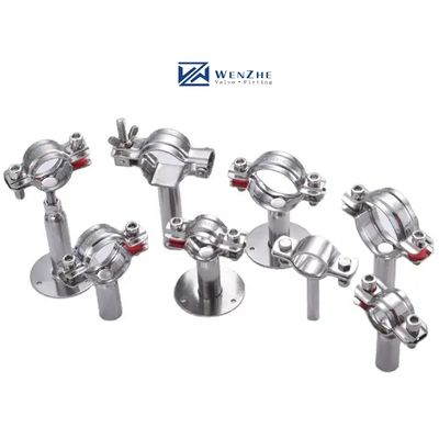 Clampe de suspension pour porte-pipe en acier inoxydable complète 304 ronde 201 304 316