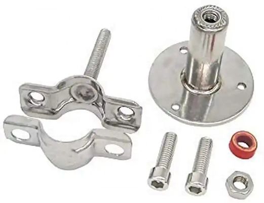 Clampe de suspension pour porte-pipe en acier inoxydable complète 304 ronde 201 304 316