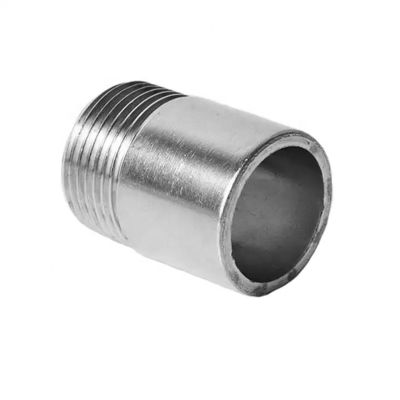 Silver WZ SS316 Baril mâle Nipple NPT BSPP BSPT G fileté 2 "