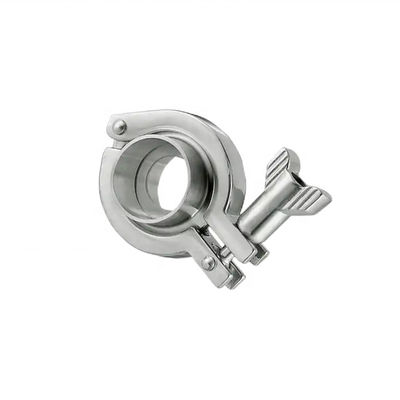 Acier inoxydable 304 316 Serrage à broche unique Sanitaire Tri Serrage Forgé Connexion