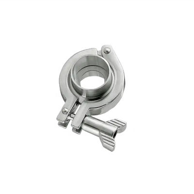 Acier inoxydable 304 316 Serrage à broche unique Sanitaire Tri Serrage Forgé Connexion
