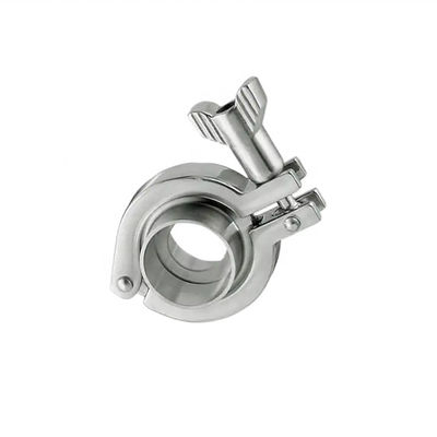 Acier inoxydable 304 316 Serrage à broche unique Sanitaire Tri Serrage Forgé Connexion
