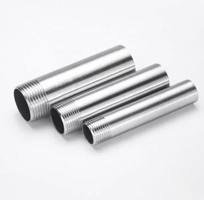 1 pouce BSP fils mâles soudés connecteur d'accouplement de mamelon 304 acier inoxydable