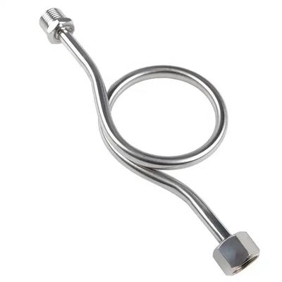 SS304 316 316L anneau rond 6000 PSI 1/2 NPT BSPT jaugeur de pression pivotant